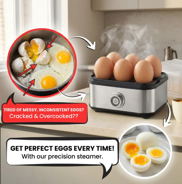 Cazurel™Smart Egg Cooker